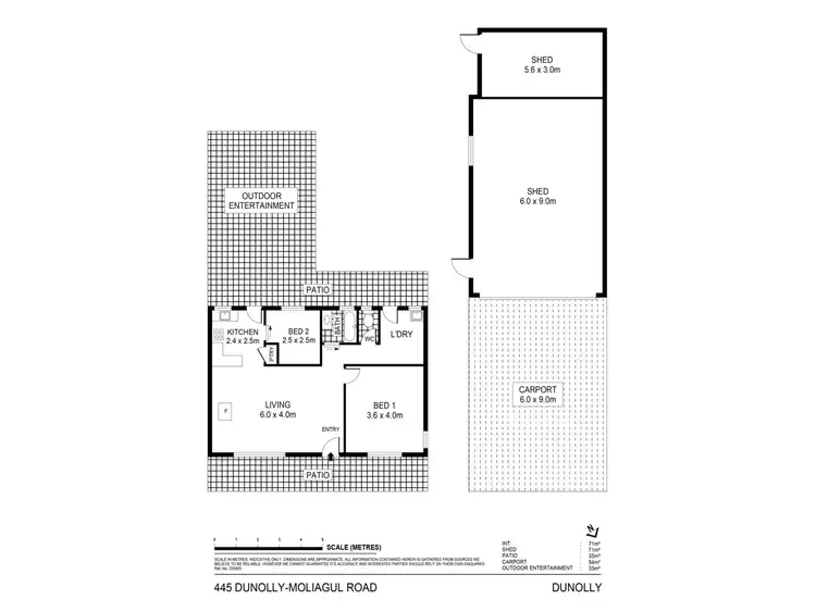 Floorplan of Homely house listing, 445 Dunolly- Moliagul Road, Dunolly VIC 3472