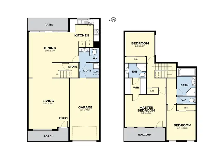 Floorplan of Homely townhouse listing, 13/19 Overton Lea Boulevard, Sydenham VIC 3037