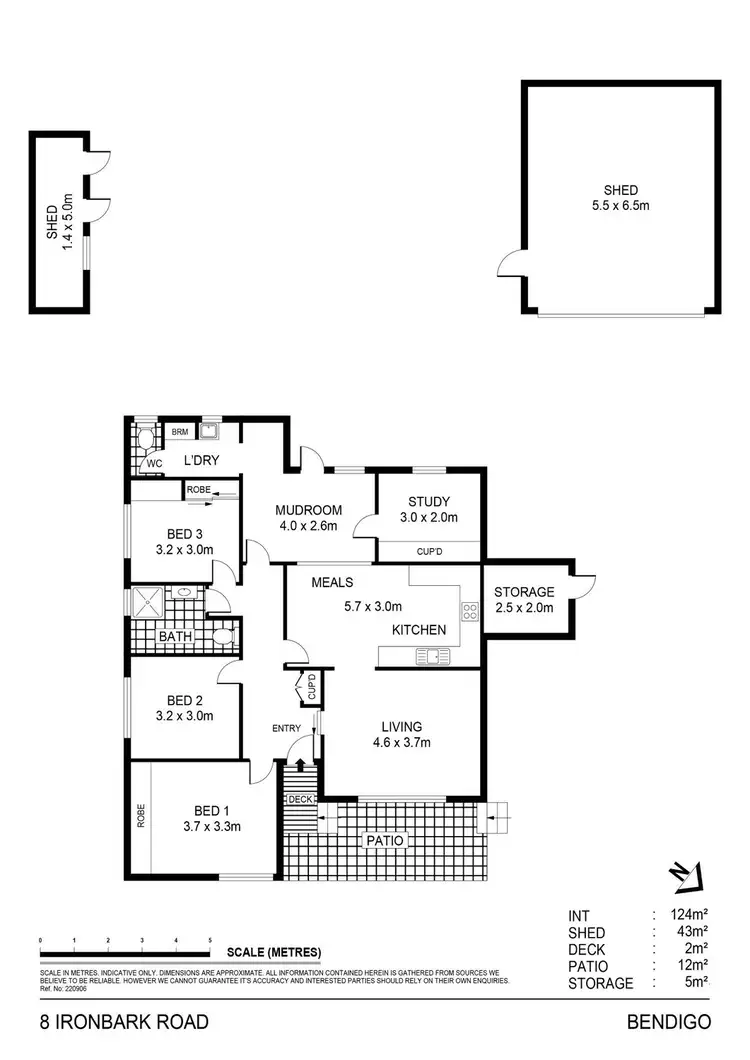 Floorplan of Homely house listing, 8 Ironbark Road, Bendigo VIC 3550