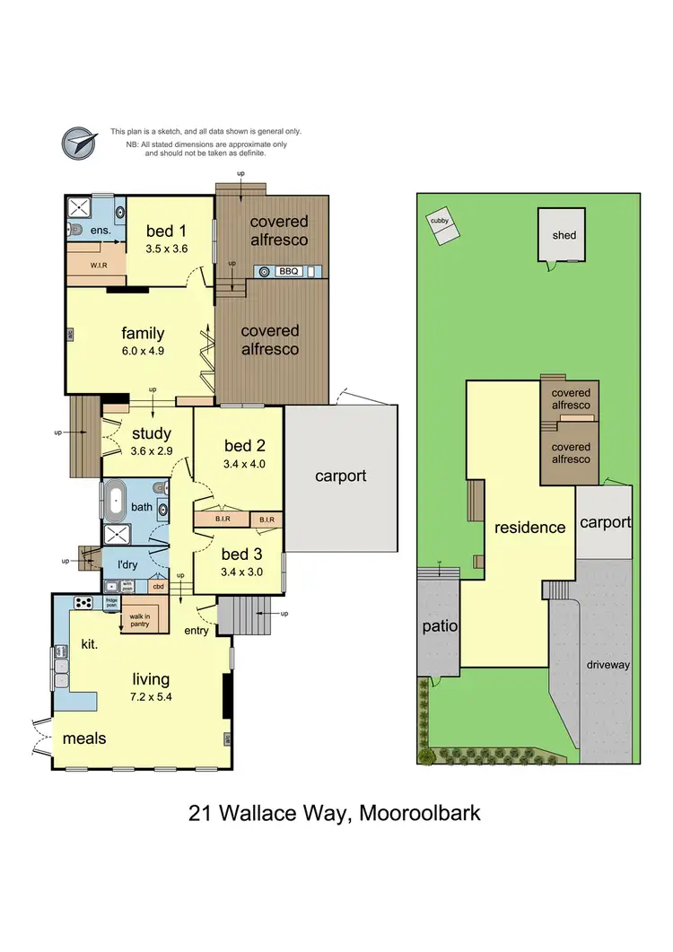 Floorplan of Homely house listing, 21 Wallace Way, Mooroolbark VIC 3138