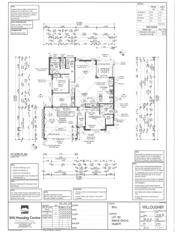 Floorplan of Homely house listing, 38 Minnie Grove, Hilbert WA 6112