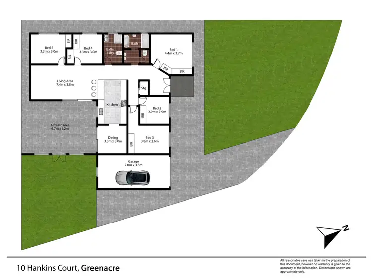 Floorplan of Homely house listing, 10 Hankins Court, Greenacre NSW 2190
