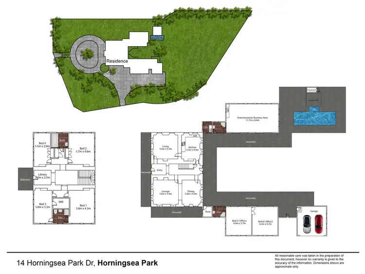 Floorplan of Homely house listing, 14 Horningsea Park Drive, Horningsea Park NSW 2171