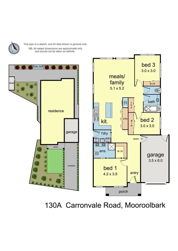 Floorplan of Homely house listing, 130a Carronvale Road, Mooroolbark VIC 3138