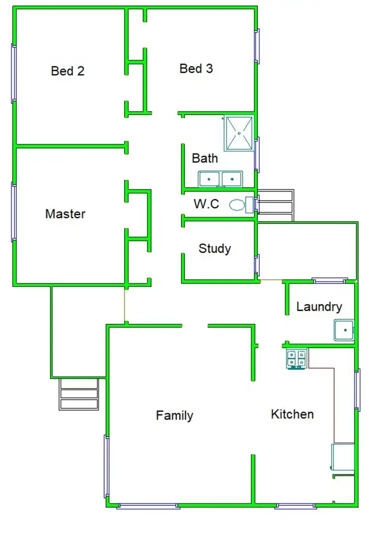 Floorplan of Homely house listing, 63 Wren Street, Toolamba VIC 3614