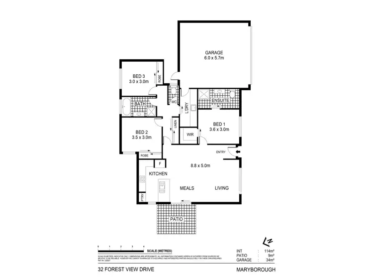 Floorplan of Homely house listing, 32 Forest View Drive, Maryborough VIC 3465