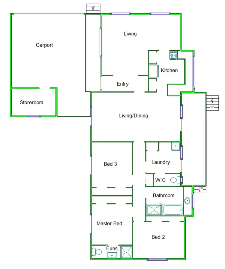 Floorplan of Homely house listing, 80 Guthrie Street, Shepparton VIC 3630