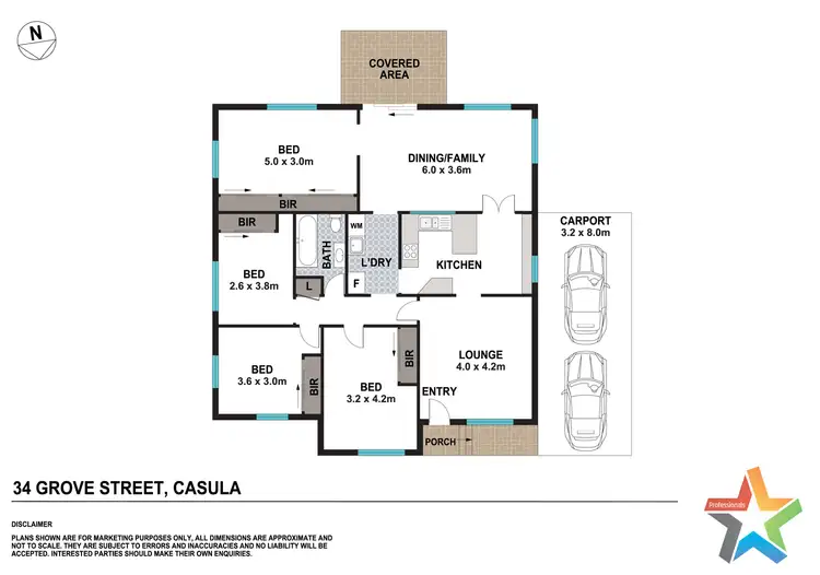Floorplan of Homely house listing, 34 Grove Street, Casula NSW 2170