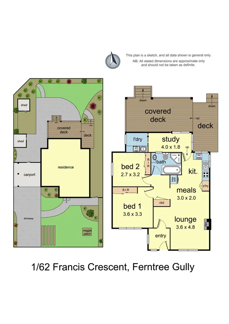 Floorplan of Homely house listing, 1/62 Francis Crescent, Ferntree Gully VIC 3156