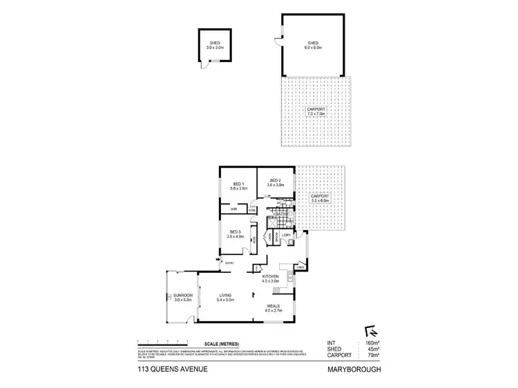 Floorplan of Homely house listing, 113 Queens Avenue, Maryborough VIC 3465