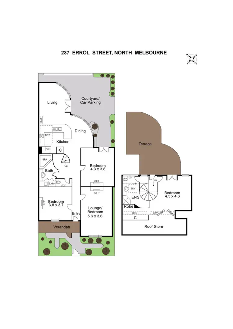 Floorplan of Homely house listing, 237 Errol Street, North Melbourne VIC 3051