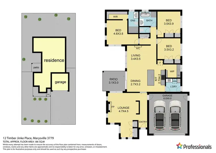Floorplan of Homely house listing, 12 Timber Jinker, Marysville VIC 3779