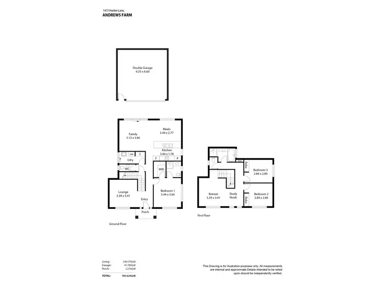 Floorplan of Homely house listing, 20 Hunter Lane, Andrews Farm SA 5114