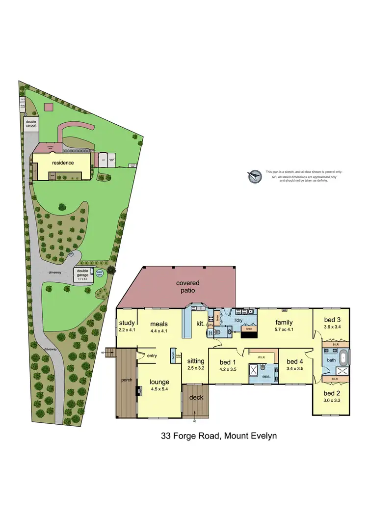 Floorplan of Homely house listing, 33 Forge Road, Mount Evelyn VIC 3796
