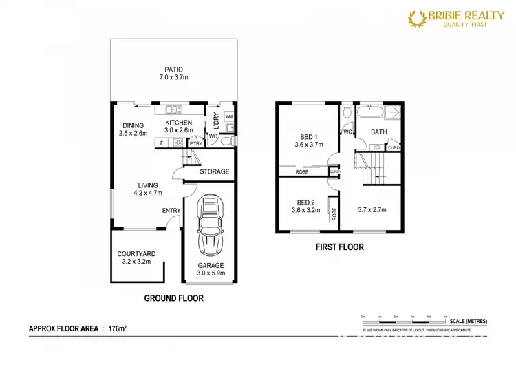 Floorplan of Homely townhouse listing, 4/20-22 kangaroo Avenue, Bongaree QLD 4507