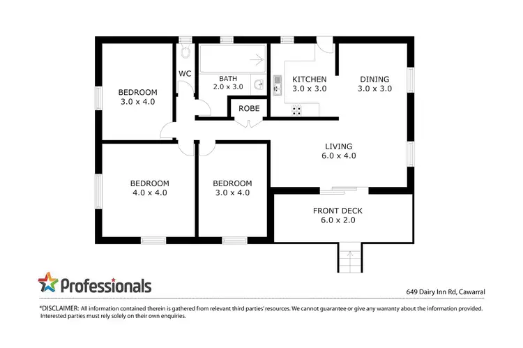 Floorplan of Homely rural property listing, 649 Dairy Inn Road, Cawarral QLD 4702
