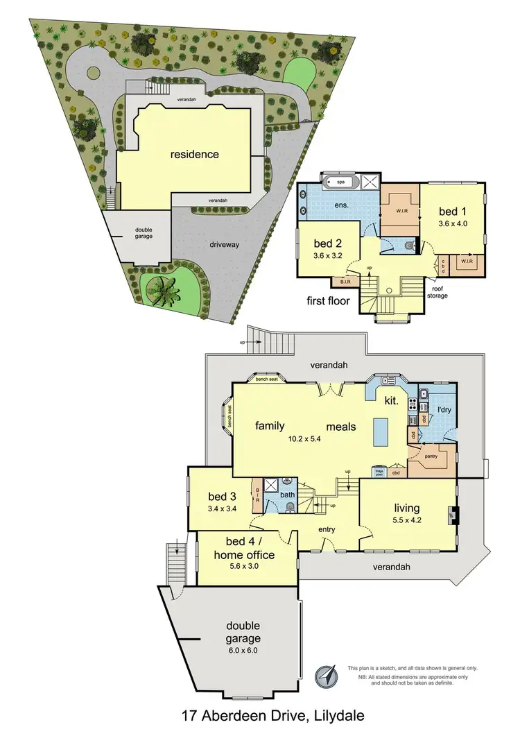 Floorplan of Homely house listing, 17 Aberdeen Drive, Lilydale VIC 3140