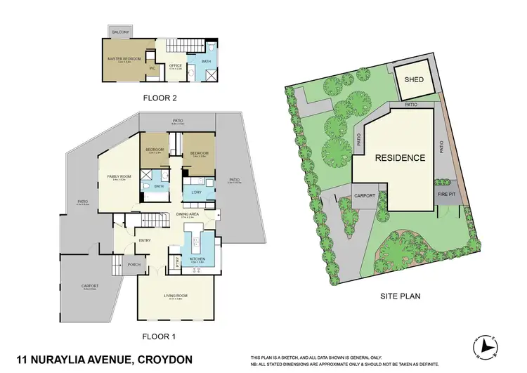 Floorplan of Homely house listing, 11 Nuraylia Avenue, Croydon VIC 3136