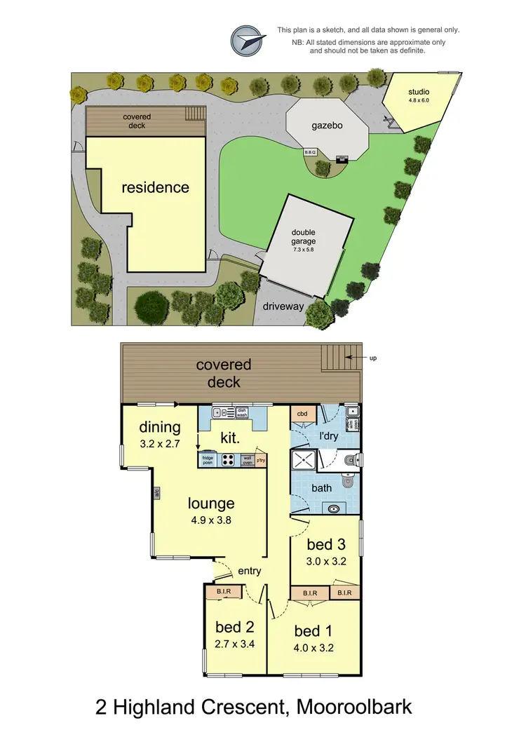 Floorplan of Homely house listing, 2 Highland Crescent, Mooroolbark VIC 3138