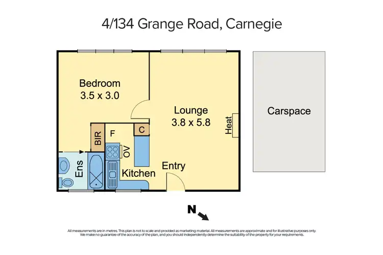Floorplan of Homely apartment listing, 4/134 Grange Road, Carnegie VIC 3163