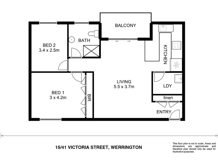Floorplan of Homely unit listing, Address available on request