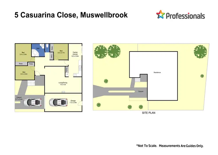 Floorplan of Homely house listing, 5 Casuarina Close, Muswellbrook NSW 2333