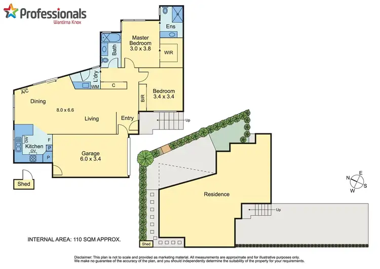 Floorplan of Homely unit listing, 2/69 Folkstone Crescent, Ferntree Gully VIC 3156
