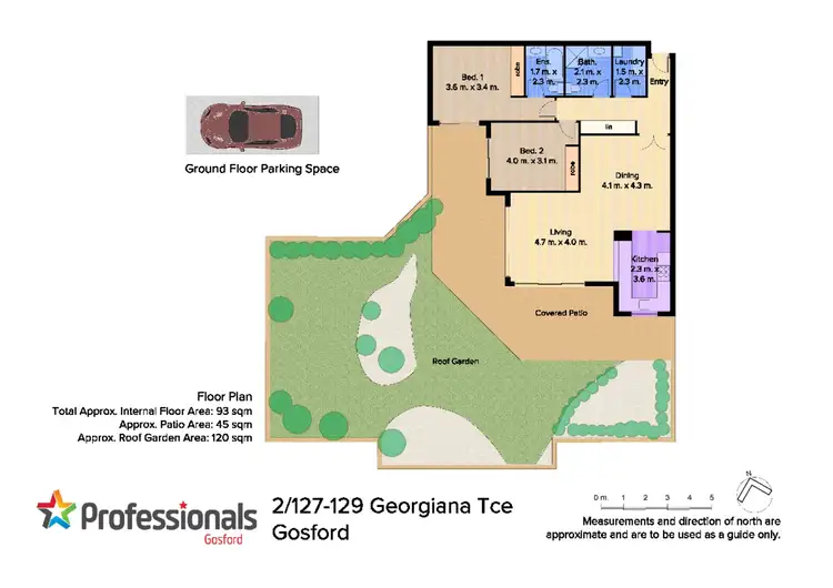 Floorplan of Homely apartment listing, 2/127 Georgiana Terrace, Gosford NSW 2250