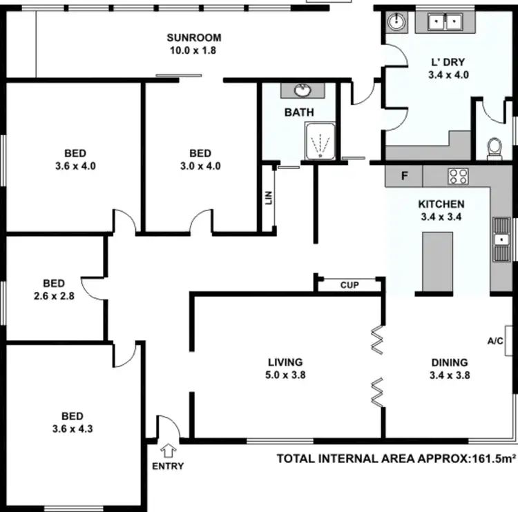 Floorplan of Homely house listing, 16 Arthur Road, Mount Compass SA 5210