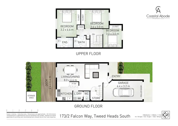 Floorplan of Homely townhouse listing, 173/2 Falcon Way, Tweed Heads South NSW 2486