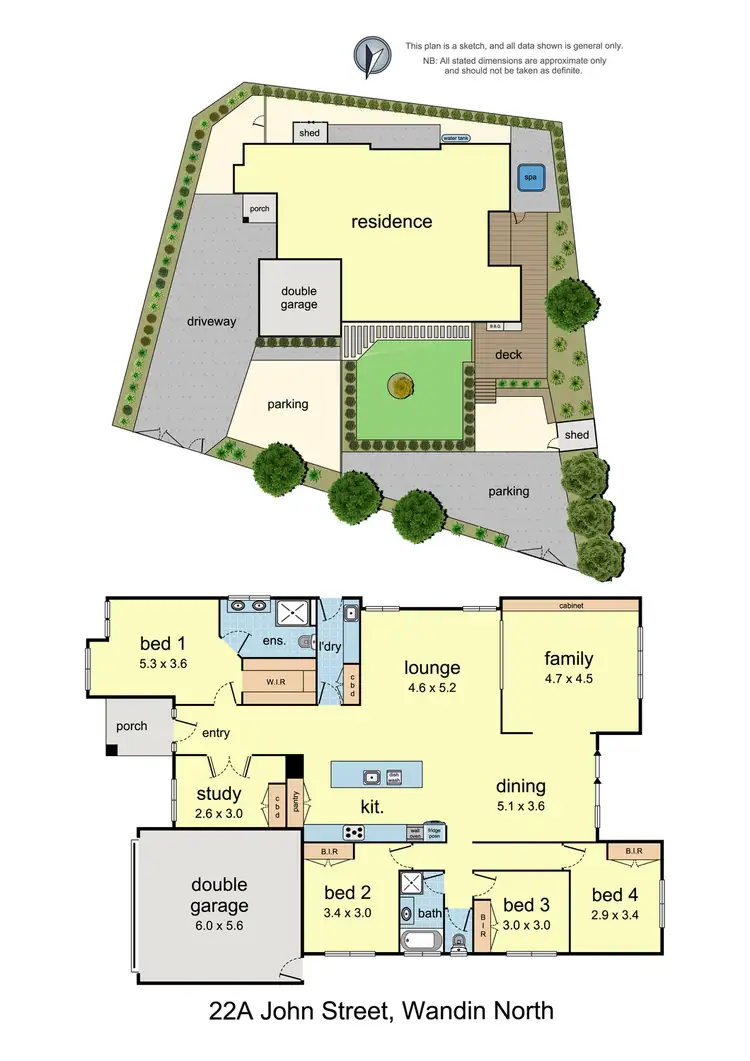 Floorplan of Homely house listing, 22a John Street, Wandin North VIC 3139