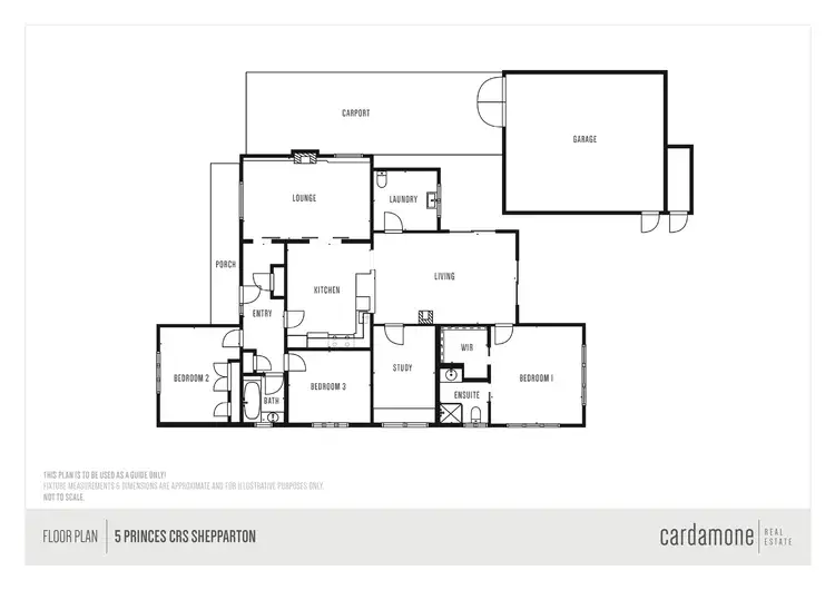 Floorplan of Homely house listing, 5 Princes Crescent, Shepparton VIC 3630
