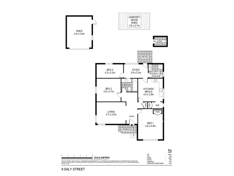 Floorplan of Homely house listing, 9 Daly Street, Maryborough VIC 3465