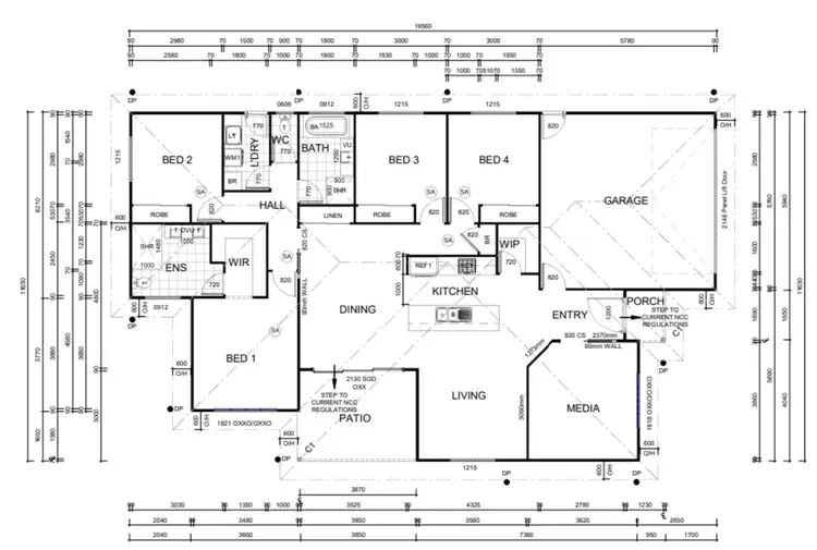 Floorplan of Homely house listing, 37 Amalfi Drive, Zilzie QLD 4710