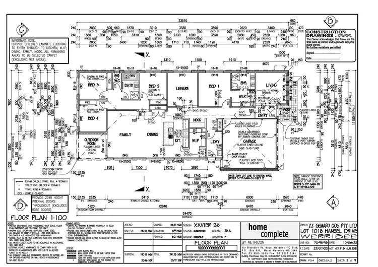 Floorplan of Homely other listing, Lot/1018 Hansel Drive, Werribee VIC 3030