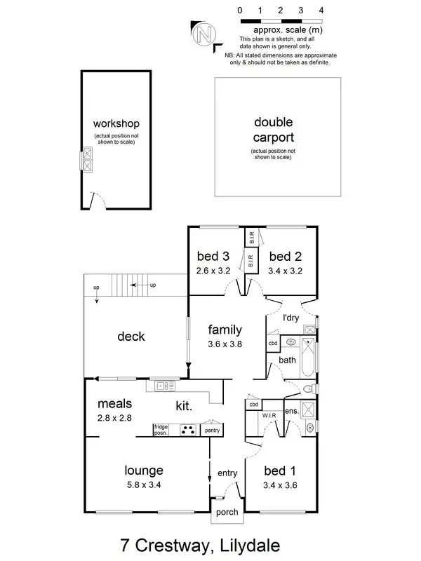 Floorplan of Homely house listing, 7 Crestway, Lilydale VIC 3140