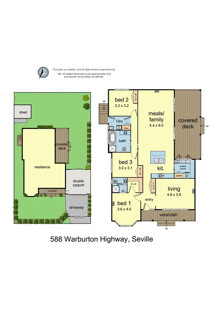 Floorplan of Homely house listing, 588 Warburton Highway, Seville VIC 3139