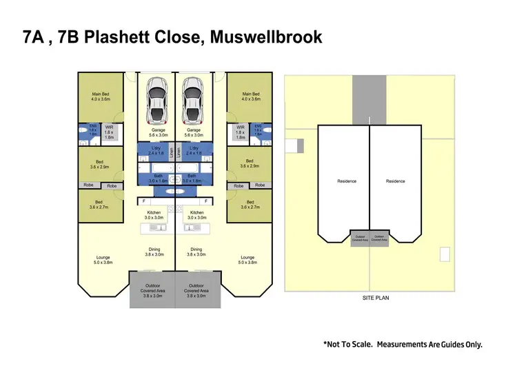 Floorplan of Homely semi-detached listing, 7 Plashett Close, Muswellbrook NSW 2333