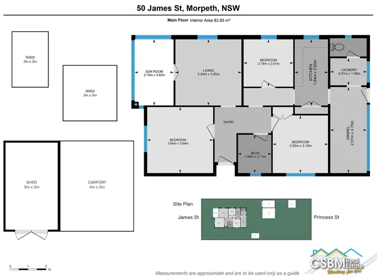 Floorplan of Homely house listing, 50 James Street, Morpeth NSW 2321