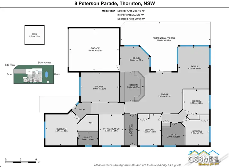 Floorplan of Homely house listing, 8 Peterson Parade, Thornton NSW 2322