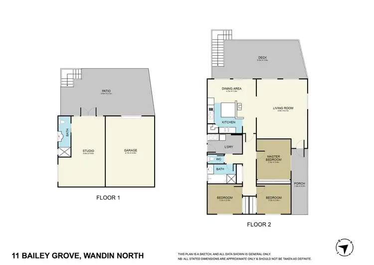 Floorplan of Homely house listing, 11 Bailey Grove, Wandin North VIC 3139