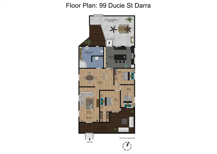 Floorplan of Homely house listing, 99 Ducie Street, Darra QLD 4076