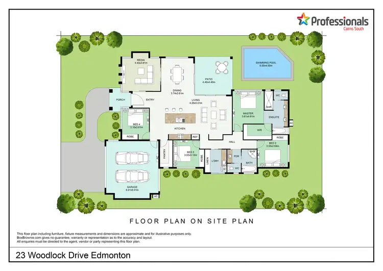 Floorplan of Homely house listing, 23 Woodlock Drive, Edmonton QLD 4869