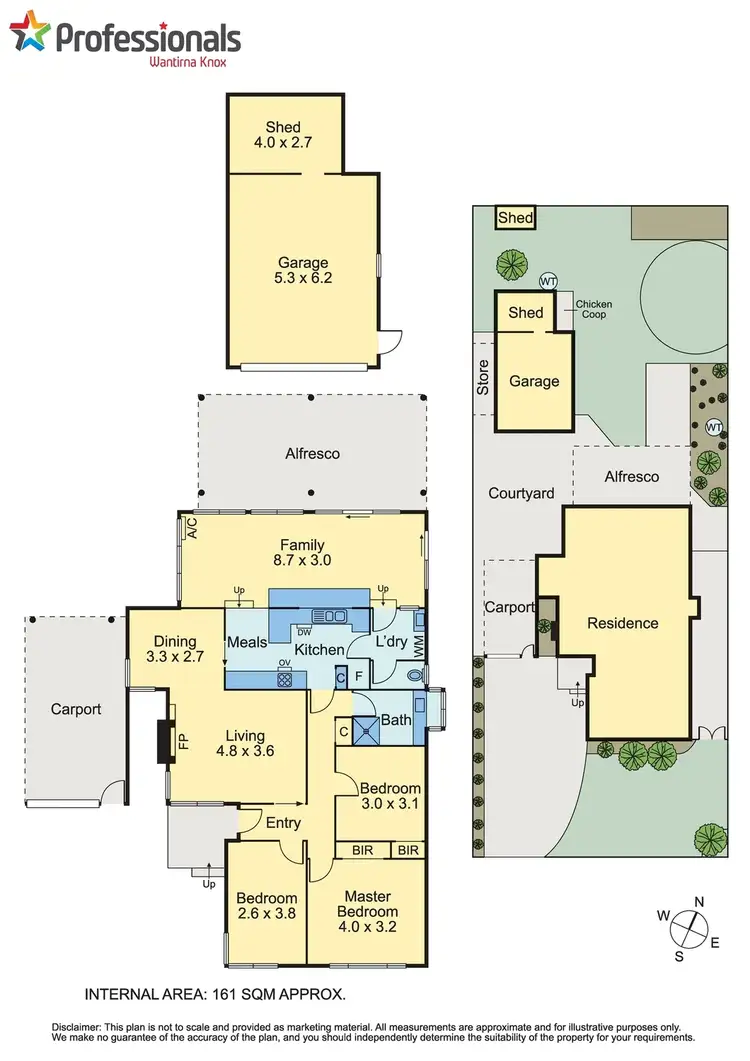 Floorplan of Homely house listing, 5 Allanfield Crescent, Wantirna South VIC 3152