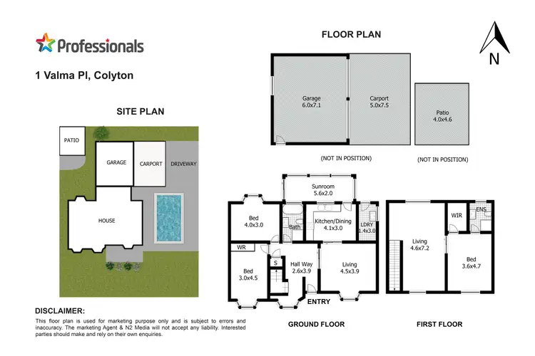 Floorplan of Homely house listing, 1 Valma Place, Colyton NSW 2760