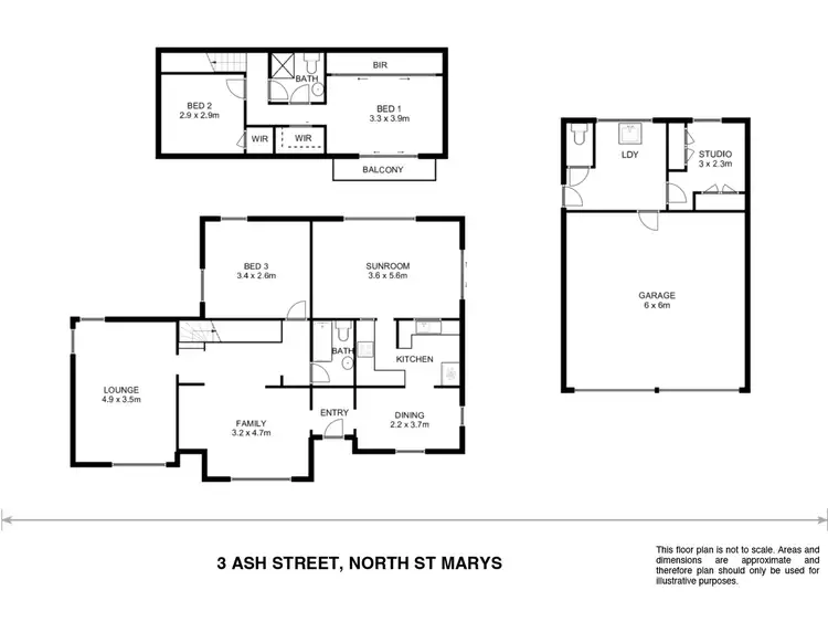 Floorplan of Homely house listing, 3 Ash Street, North St Marys NSW 2760