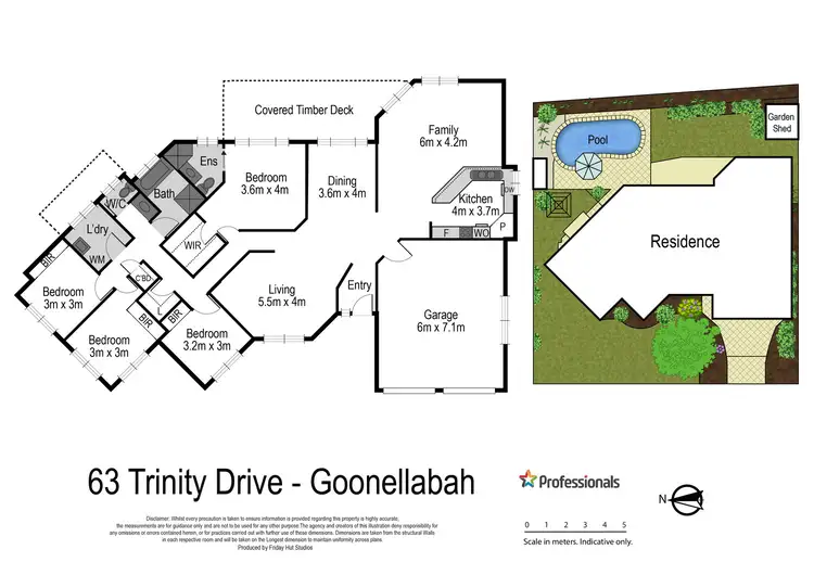 Floorplan of Homely house listing, 63 Trinity Drive, Goonellabah NSW 2480