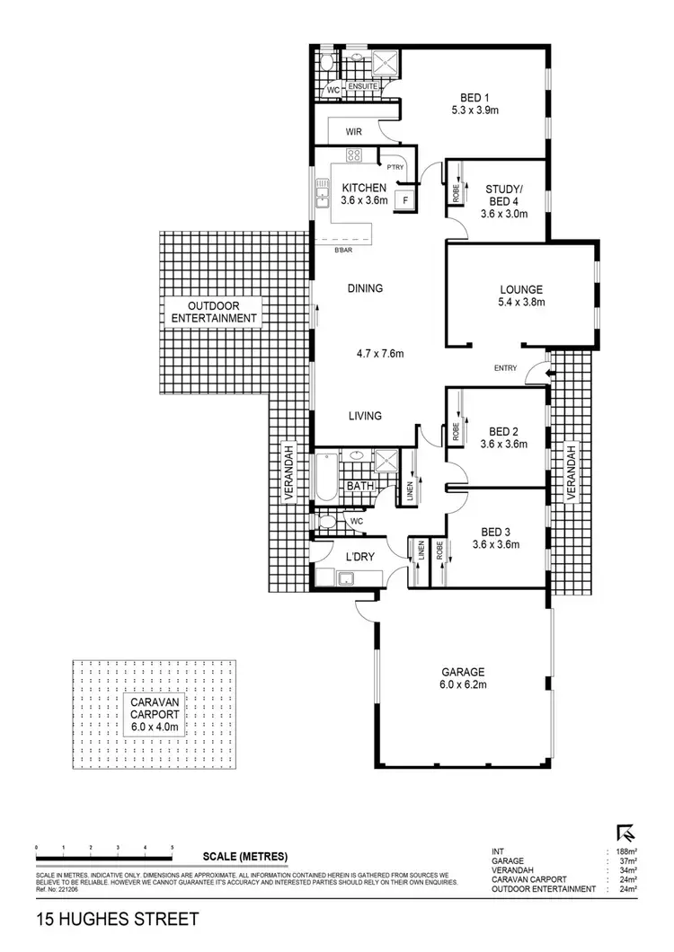 Floorplan of Homely house listing, 15 Hughes Street, Maryborough VIC 3465