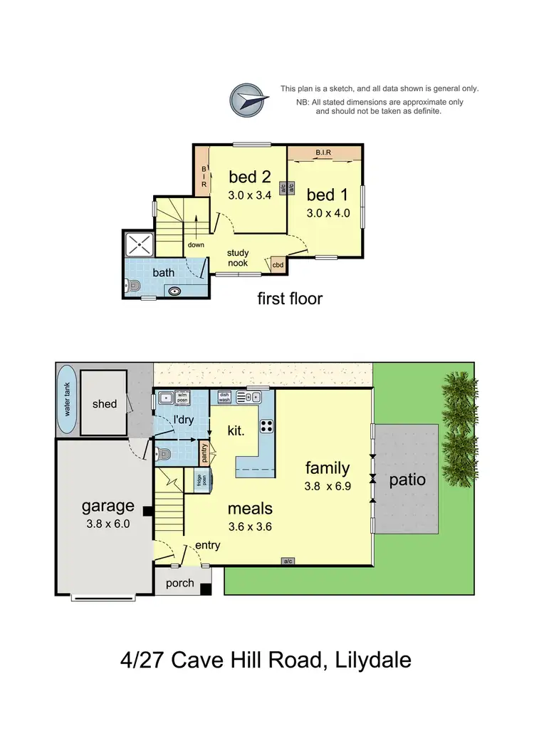 Floorplan of Homely unit listing, 4/27 Cave Hill Road, Lilydale VIC 3140
