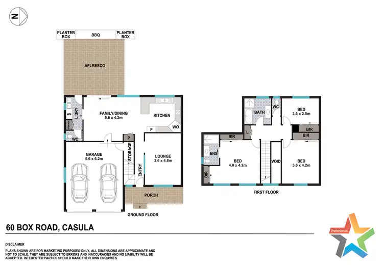 Floorplan of Homely house listing, 60 Box Road, Casula NSW 2170